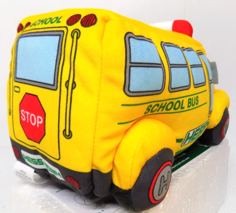 Autobús escolar de felpa Hess Truck 2024 luces LED efectos de sonido AGOTADO por HESS SIN USAR, EN CAJA Foto 4 de 4