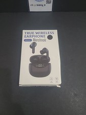 True wireless earbuds with charging case. Model VG121. NEW
