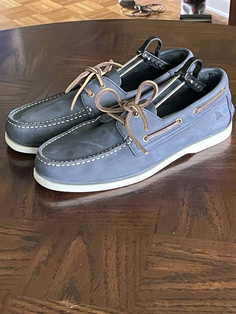 Cole Haan loafer flat Navy Blue Slip On Lace Men Boat Shoe  display picture 1
