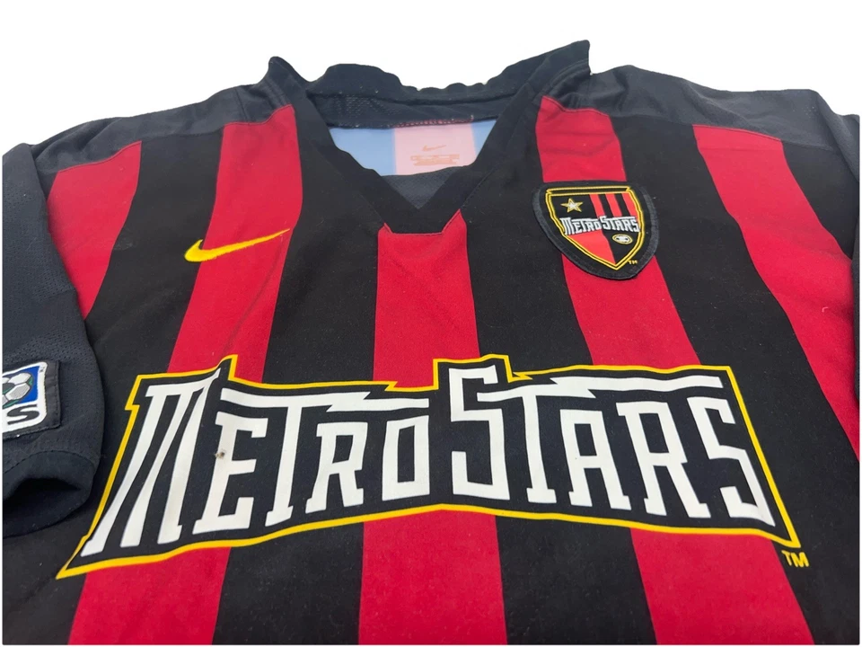 Vintage Nike Metrostars MLS Jersey Home 2003/2004 Sz Medium - Image 4 of 4