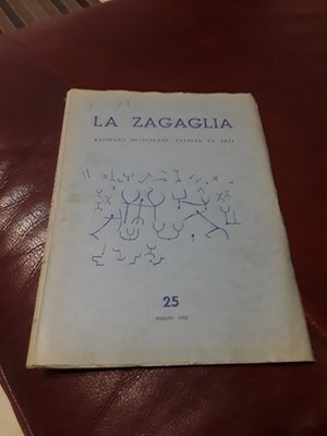 SELTENE ZEITSCHRIFT LA ZAGAGAGLIA ZEITSCHRIFT DER WISSENSCHAFT BRIEFE UND KUNST N 25. MÄRZ 1965