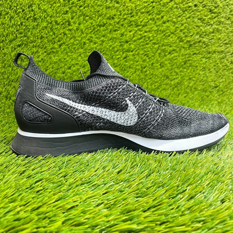Nike Zoom Mariah Flyknit Corredor Para Hombres Talla 10.5 Negro Gris Zapatos para Correr Tenis Foto 4 de 4