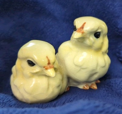 Vintage Goebel Baby Yellow Chicks Table Top Easter Lovely Decor