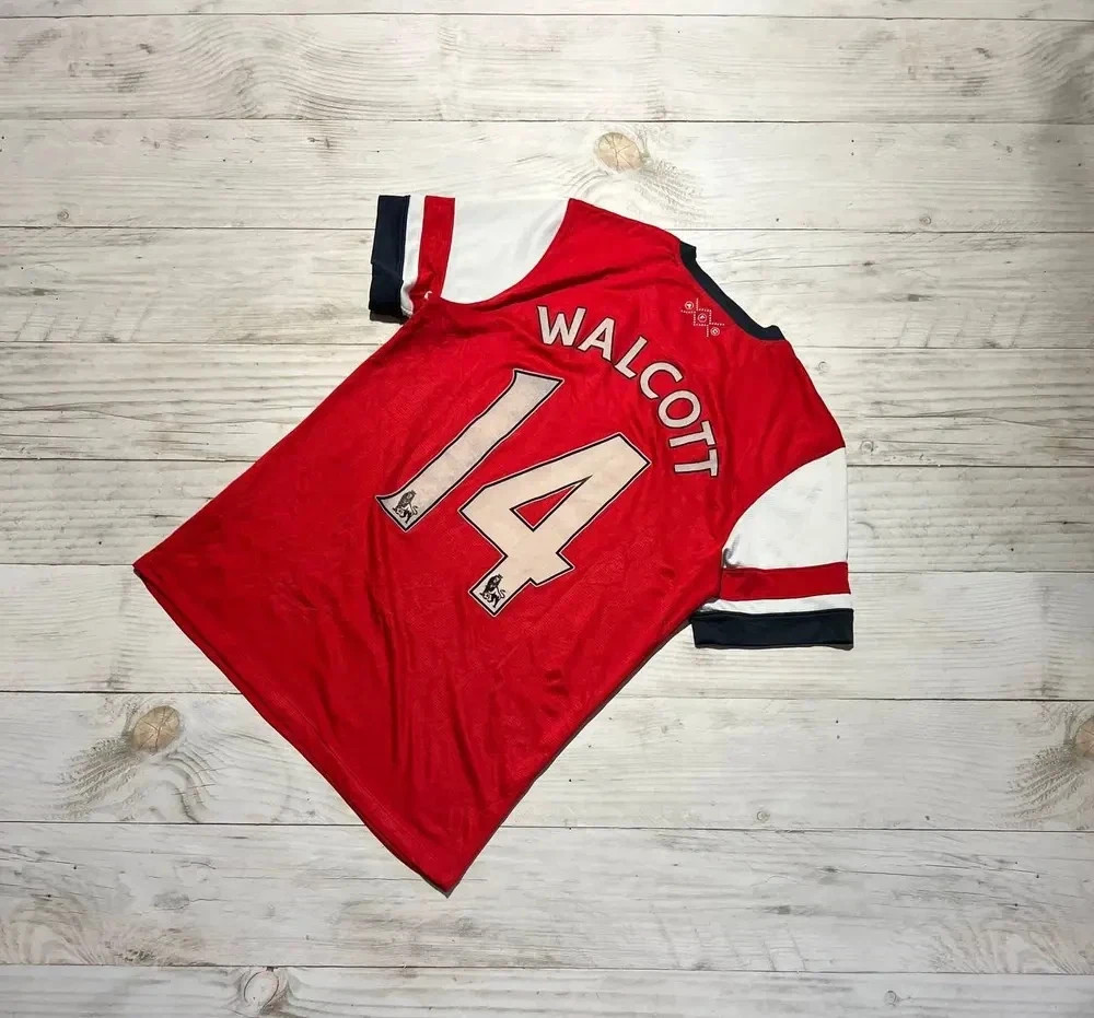 Nike Arsenal 2012 2014 Walcott #14 Home Shirt Soccer Jersey Men