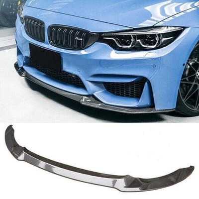 For BMW F80 M3 F82 F83 M4 2015 -2020 Carbon CS Style Front Bumper Lip Splitter