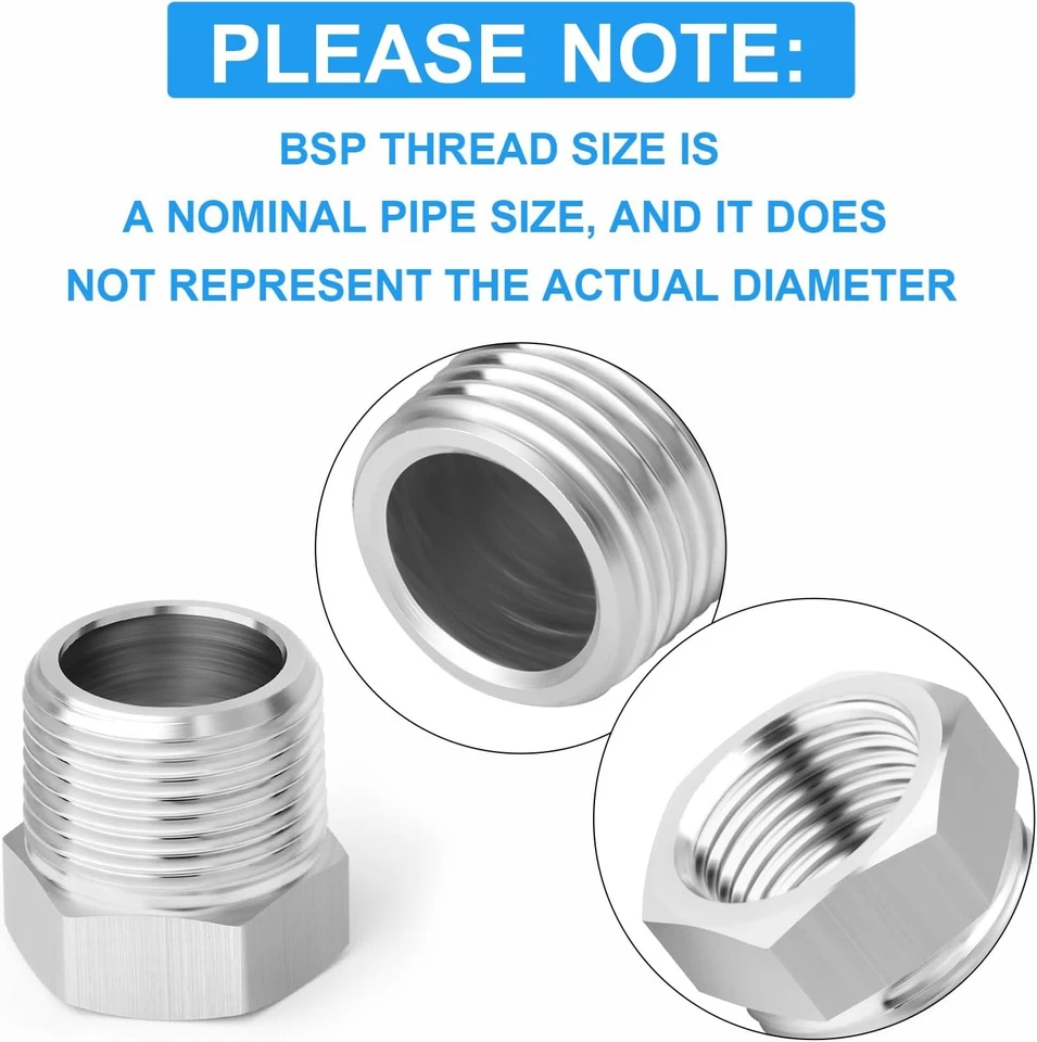 Reduzierstück Außengewinde AG auf Innengewinde IG Reduziert Reduzierung Redstück - Bild 2 von 4