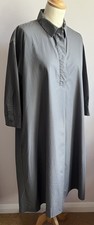 *Uniqlo* Fine Cotton A Line Dress with Pockets L NWT