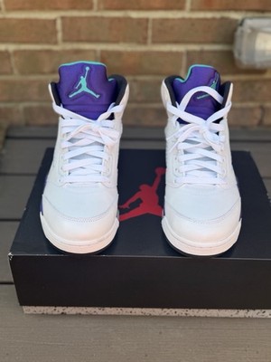 Nike Air Jordan 5 Retro 2025 Grape Men's Size 9.5 HQ7978-100