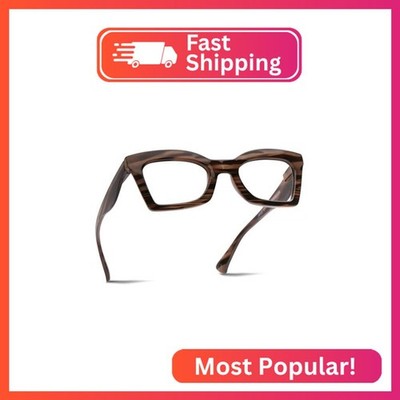 AQWANO Stylish Design Reading Glasses Women Blue Light Blocking Computer Readers