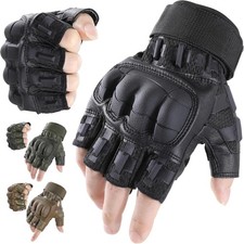 Tactical Shooting Fingerless Gloves Military Combat Training Half Finger Gloves