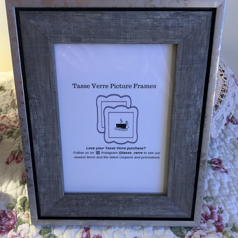 5x7 Gray Distressed Farmhouse-Style Picture Frame 