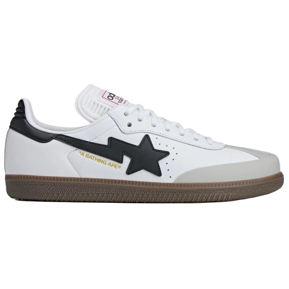 BAPE x adidas Samba White Black Gum for Sale | Authenticity