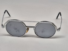 Sunsational Sunglasses Silver Round John Lennon Steampunk Cable Temple