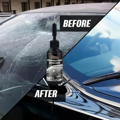 #ad Automotive Glass Repair Kit Fluid Fix Car Windshield Resin Chip Crack Tool 2026 $6.99
