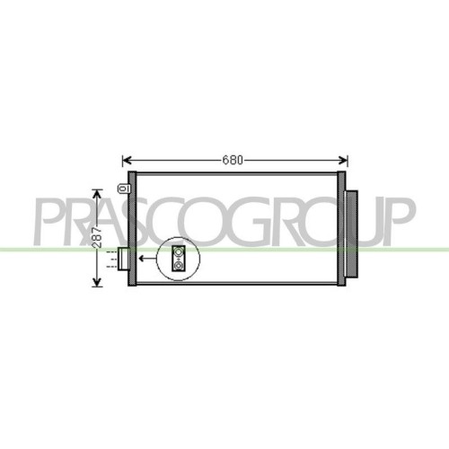 Kondensator Klimaanlage Prasco FT040C002 Prascoselection FüR Fiat-image