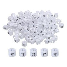 150 x Clothes Hanger Marker 7T White Colored Hanger Sizer Garment Tag