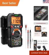 Auto-Ranging 6000 Counts Multimeter - Precision Voltage, Current & Resistance