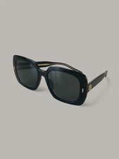 Image of TORY BURCH TY7193U 170987 Black Dark Grey Women's 56 mm Sunglasses