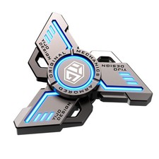 Luminous Metal Fidget Spinner Glow in Dark Mini EDC Toy Silent Bearing
