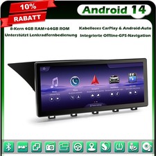 Snapdragon 64GB Android 14 Autoradio GPS Wifi Mercedes GLK Klasse X204 NTG 4.0 Snapdragon 64GB Android 14 Autoradio GPS Wifi Mercedes GLK Klasse X204 NTG 4.0