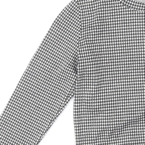 Top de mujer Pull&Bear negro a cuadros recortados S - Imagen 11 de 12
