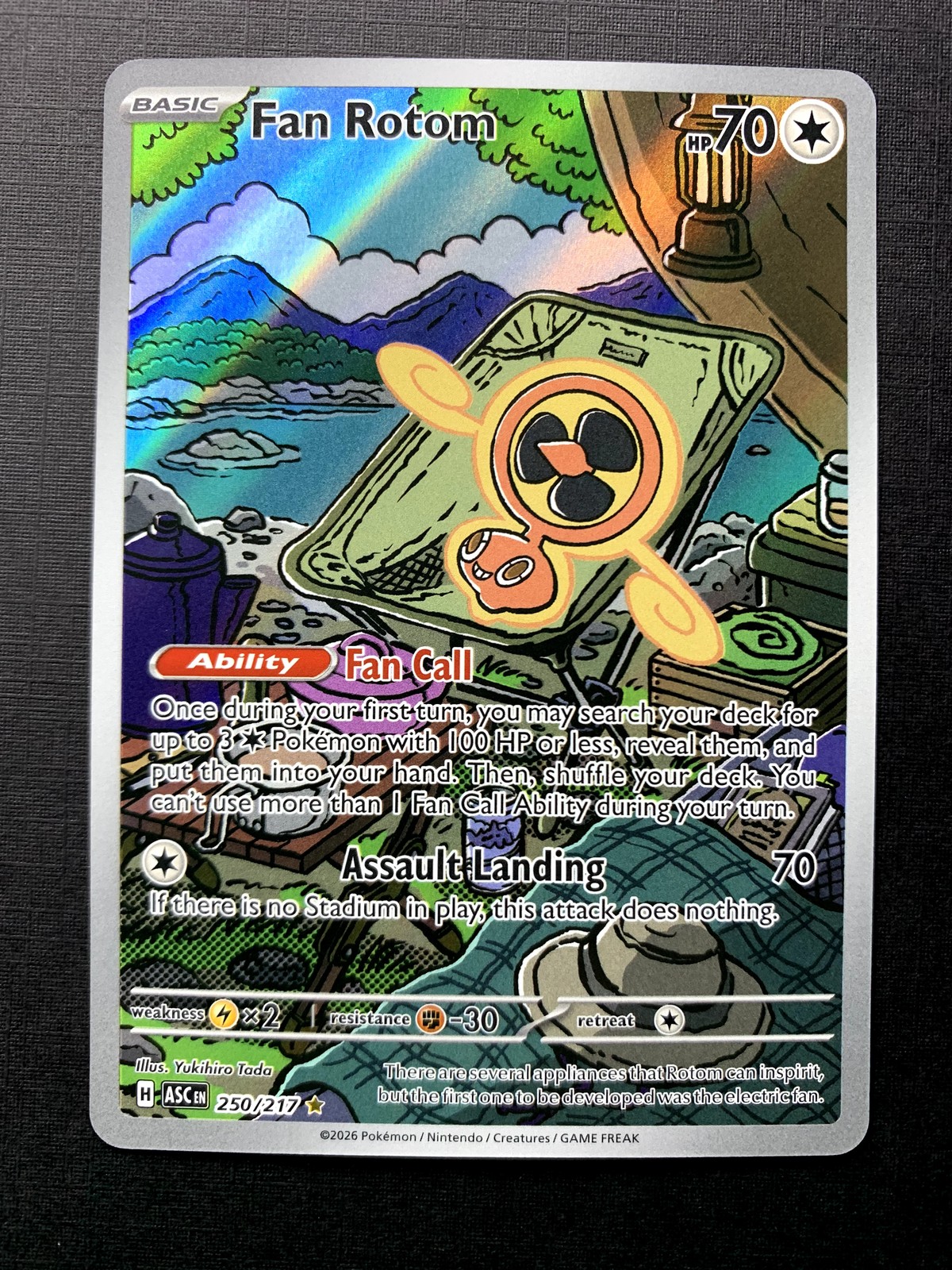Fan Rotom Illustration Rare ME: Ascended Heroes 250/217 LP