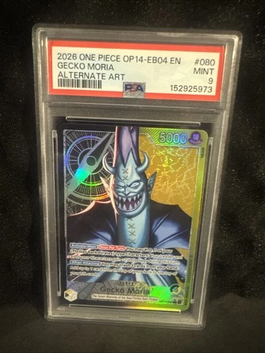 ONE PIECE Gecko Moria - OP14-080 (Alternate Art) The Azure Sea's Seven OP14 NM
