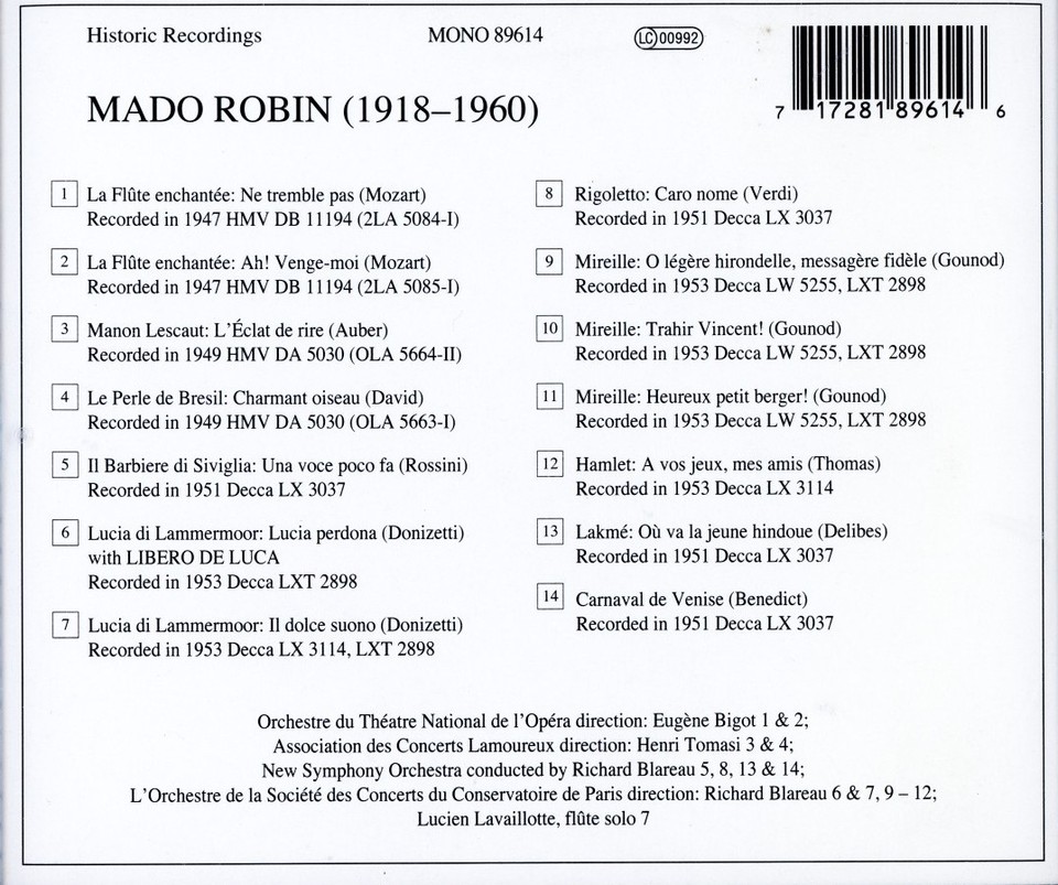 Masod Robi Mado Robin (CD, 1993, Lebendige Vergangenheit) | eBay