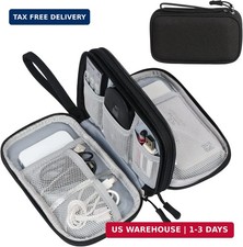 Travel Cable Organizer Pouch Electronic Accessories Carry Case Portable Waterpro