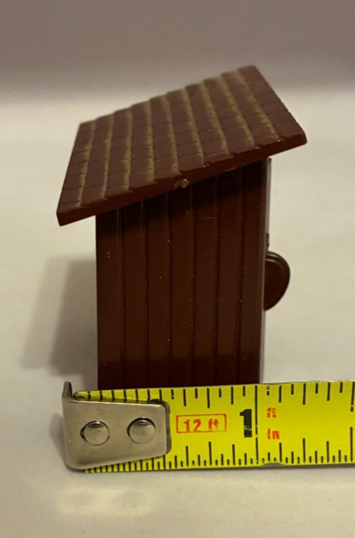 Vintage Bachmann Plasticville Outhouse His & Hers O-S Scale Train Set Scenery