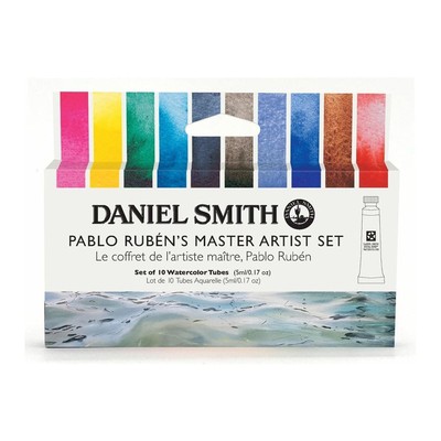 10X5ML Pablo Rubens Master Artist Set, 5 ml (Confezione da 10), Blues 50 Mill...