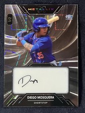 2024 Wild Card Metallix Baseball Diego Mosquera Auto 1/2 Lazer New York Mets SSP