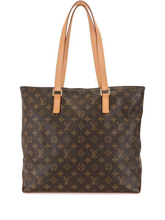 LOUIS VUITTON Monogram Cabas Mezzo Tote Bag M51151 Authentic LV A527