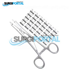 Raney Scalp Clip Applicator Plus 30 Pcs Clips Surgical Orthopedic Instruments