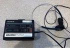 Sony Walkman WM-F44 Radio Cassette Player Black w/ Orig. Headphones PLEASE READ