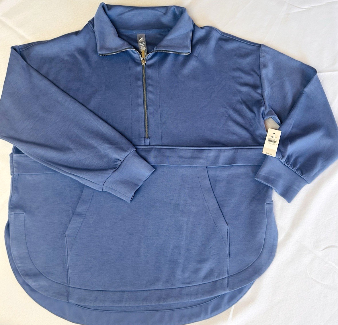 NWT Lou & Grey by Loft super soft active wear tunic style top size L