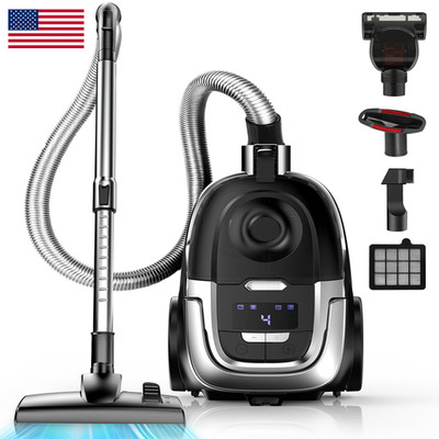 Zefiro Max 1600W Multi-Surface Bagless Canister Vacuum Cleaner 40Kpa Suction