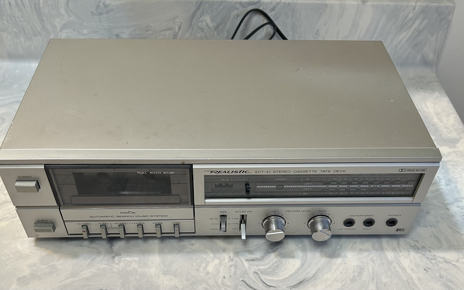 Realistic SCT-34 vintage audio equipment - eBay listing photo 4