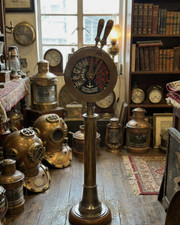Brass Vintage Style Ship Engine Room Telegraph Liverpool Working Ring Bell 43''