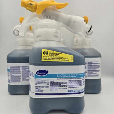 #ad 4 Diversey Crew Restroom Non Acid Floor amp; Surface Disinfectant 101105992 $80.00