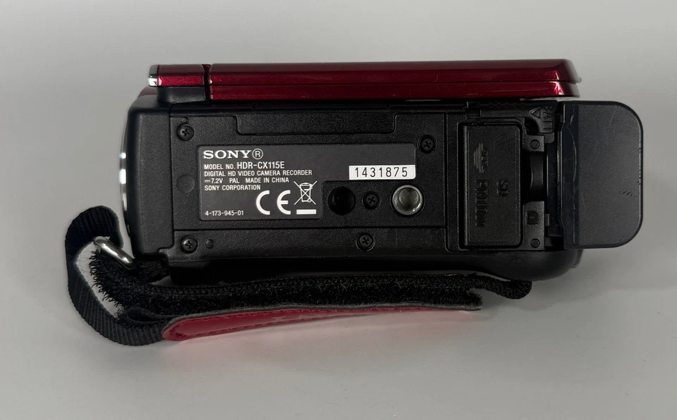 Sony HDR CX115 Full HD Camcorder Handycam - 25x optischer Zoom rot  [SEHR GUT] - Bild 4 von 4