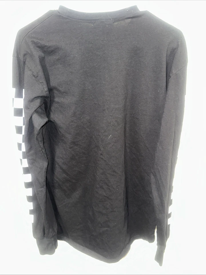 Men’s EPTM Soft Long Sleeve Tshirt With Checkered Arms Size L - Image 3 of 3