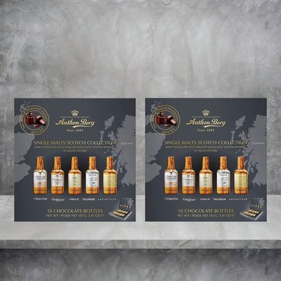 Lot of 2 Anthon Berg Single Malts Scotch Chocolate Bottles 07/02/2025