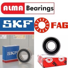 SKF/FAG 6203 2RS Deep Groove Ball Bearing 17x40x12mm