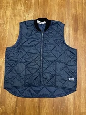 Vintage Big Smith Quilted Full Zip Outdoor Hunting Vest Mens 3XL