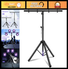 Heavy Duty DJ Light Stand Adjustable 39-70" Tripod T-Bar for Stage Lighting