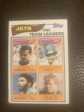 1982 Topps - Team Leaders Joe Klecko, Wesley Walker, Freeman McNeil #160 (RC)