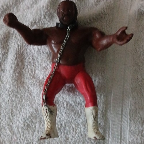 WWF LJN Superstars Junk Yard Dog  with chain Serie...