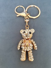 Bear. Pendant. Keyring. Chain Key. Figurine. Teddy bear.