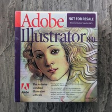 Adobe Illustrator 8.0 Windows, Not for Sale Version HTF NEW/SEALED